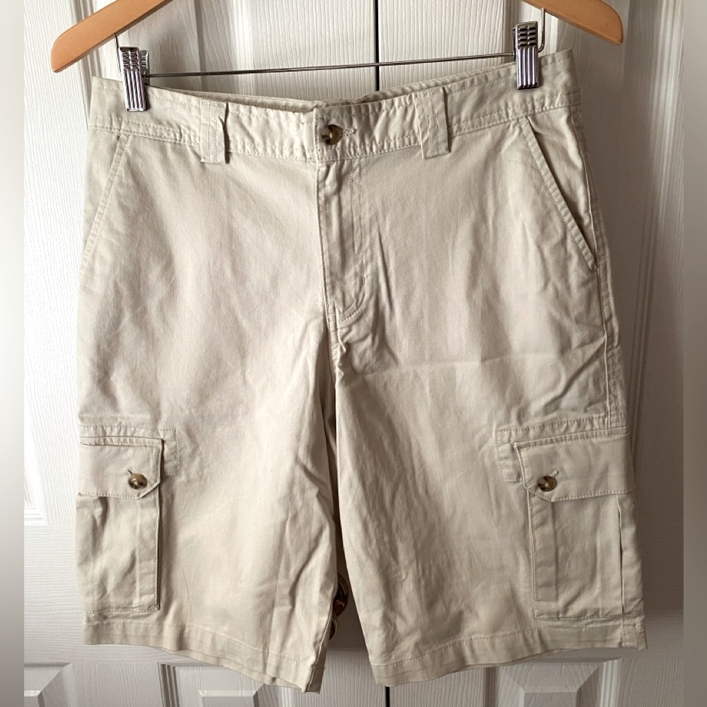 🆕 POLO Ralph Lauren Classic Sand Stretch Twill Cargo Shorts SZ 20